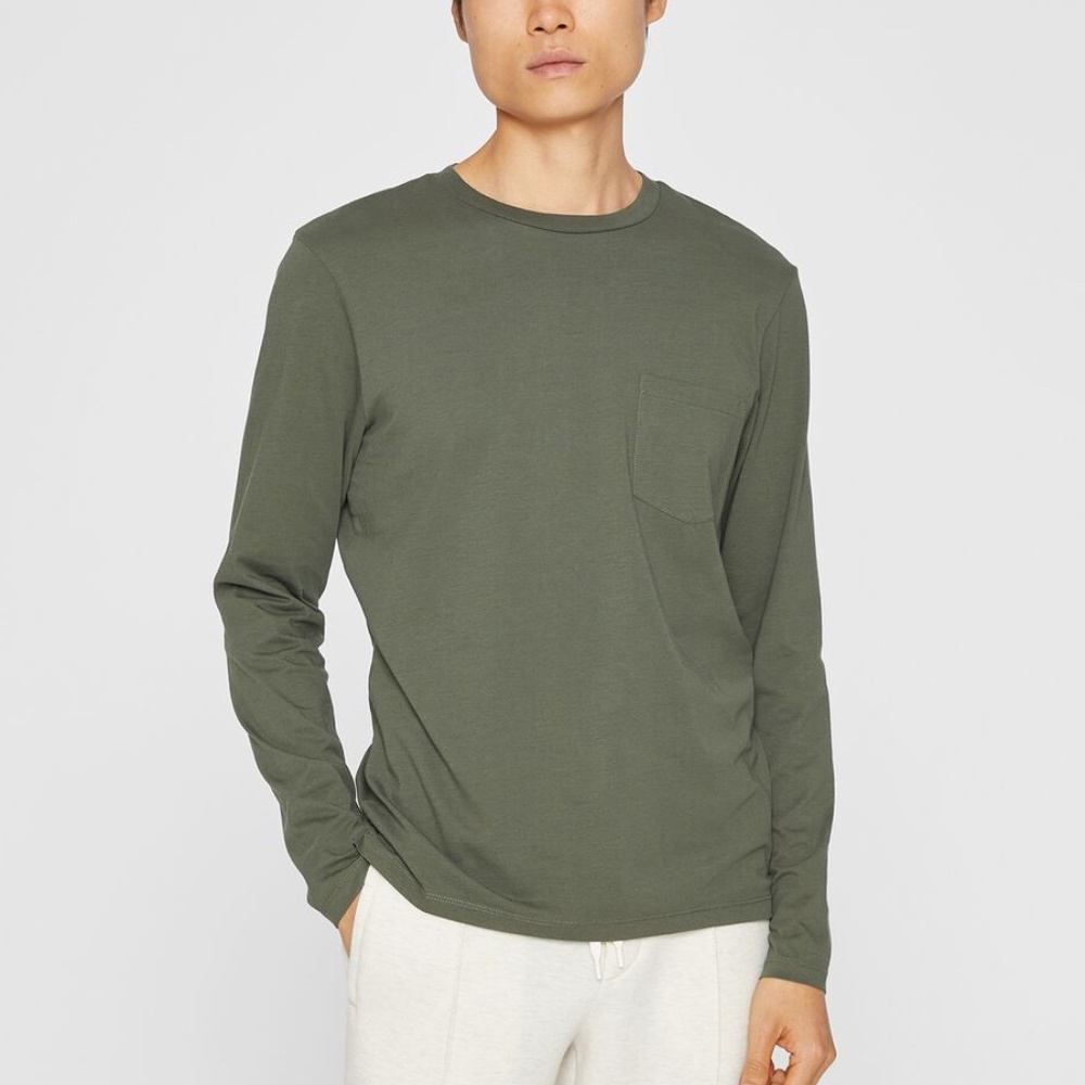 Williams Long Sleeve Crew - New With Tags - NEVER WORN -  Olive*